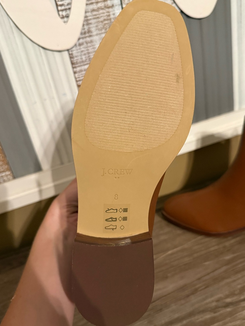 J. Crew Cognac Brown Chelsea Ankle Boots - Picture 2 of 2